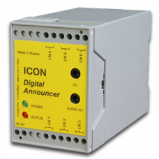 Автоинформатор ICON AN303, многоканальный (3 линии подключения, 30 минут записи)