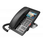 Гостиничный IP телефон Fanvil H5W, 2 SIP линии, цветной экран 3,5 дюйма, PoE, Wi-Fi, черный