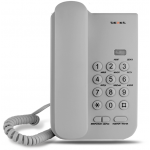 Проводной телефон teXet ТХ-212, светло-серый