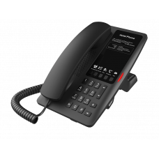 Гостиничный IP телефон Fanvil H4, 2 SIP линии, 5 DSS клавиш, PoE, черный