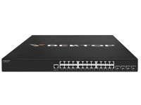 Коммутатор L3 Вектор, 24 порта 10/100/1000BaseT RJ45, 4 порта 1/10GE SFP+