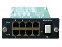 Модуль 8 портов FXO для VoIP-шлюзов, GSM-шлюзов, IP-АТС Addpac