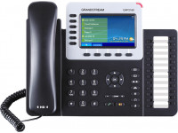 IP телефон Grandstream GXP2160, SIP, 2 порта Ethernet 10/100/1000, PoE, HD audio, с БП
