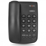 Проводной телефон teXet TX-241, черный