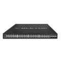 Коммутатор L2 Вектор, 48 портов 100/1000BaseT с POE+, 6 порта 1/10GE SFP+